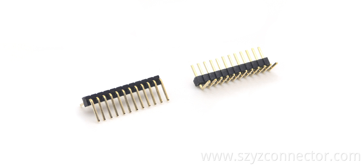 1.0mm pin header black
